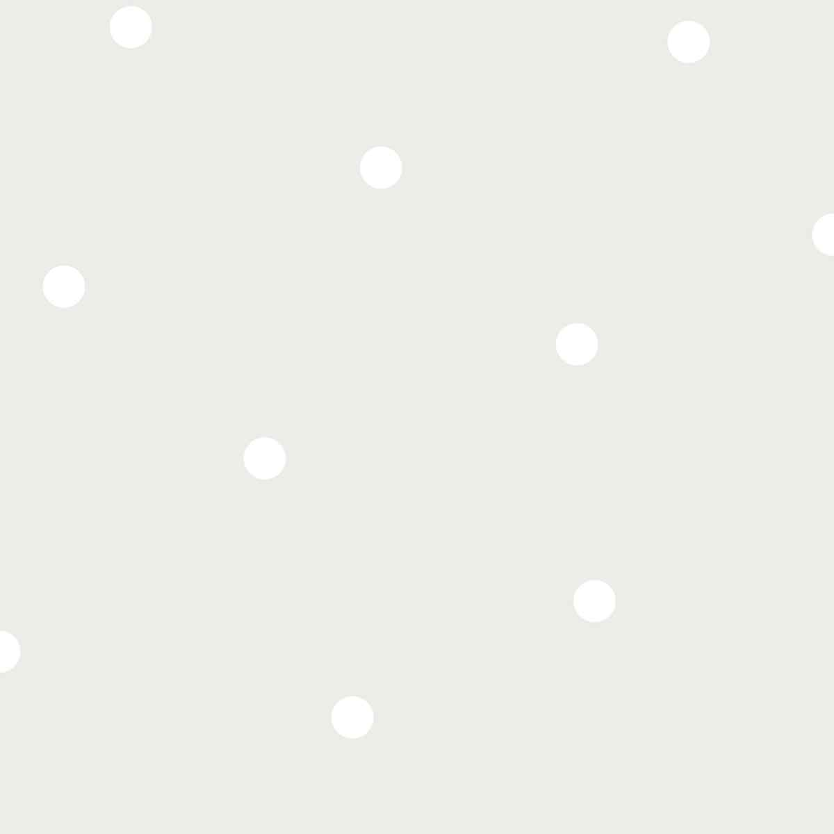 Holden Decor Polka Dot Grey & White Wallpaper 12600 IntuDIY