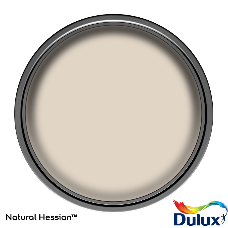 Dulux Quick Dry Satinwood Paint 750ml Natural Hessian IntuDIY