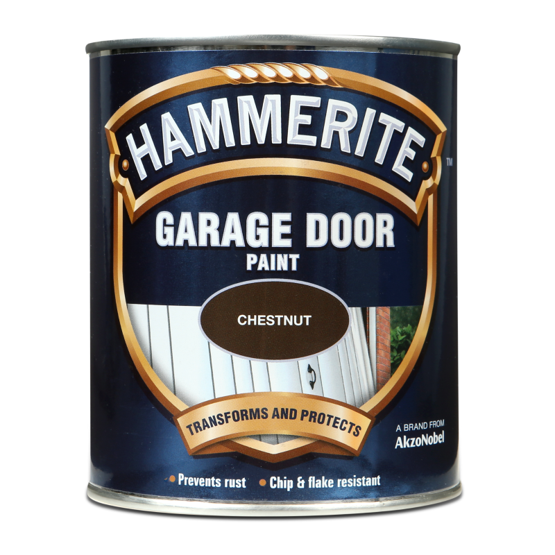Hammerite Garage Door Paint 750ML Chestnut IntuDIY Wallpaper & Paint