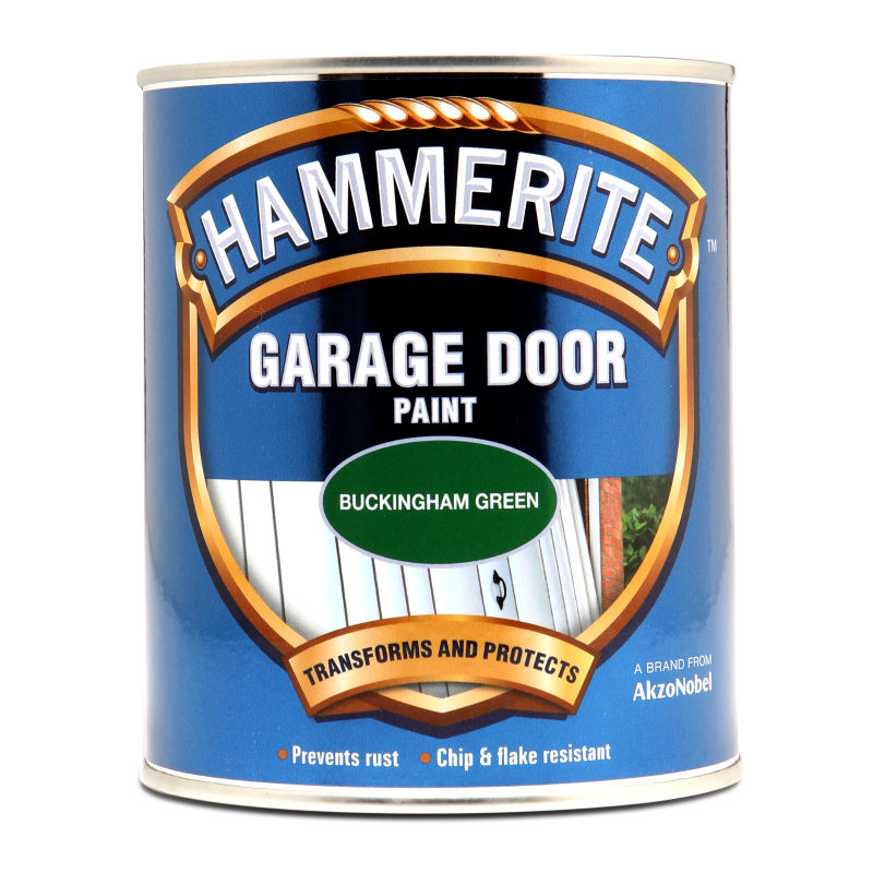 Hammerite Garage Door Paint 750ML Buckingham Green IntuDIY Wallpaper & Paint
