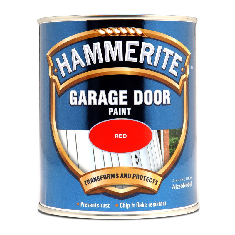 Hammerite Garage Door Paint 750ML Red IntuDIY Wallpaper & Paint