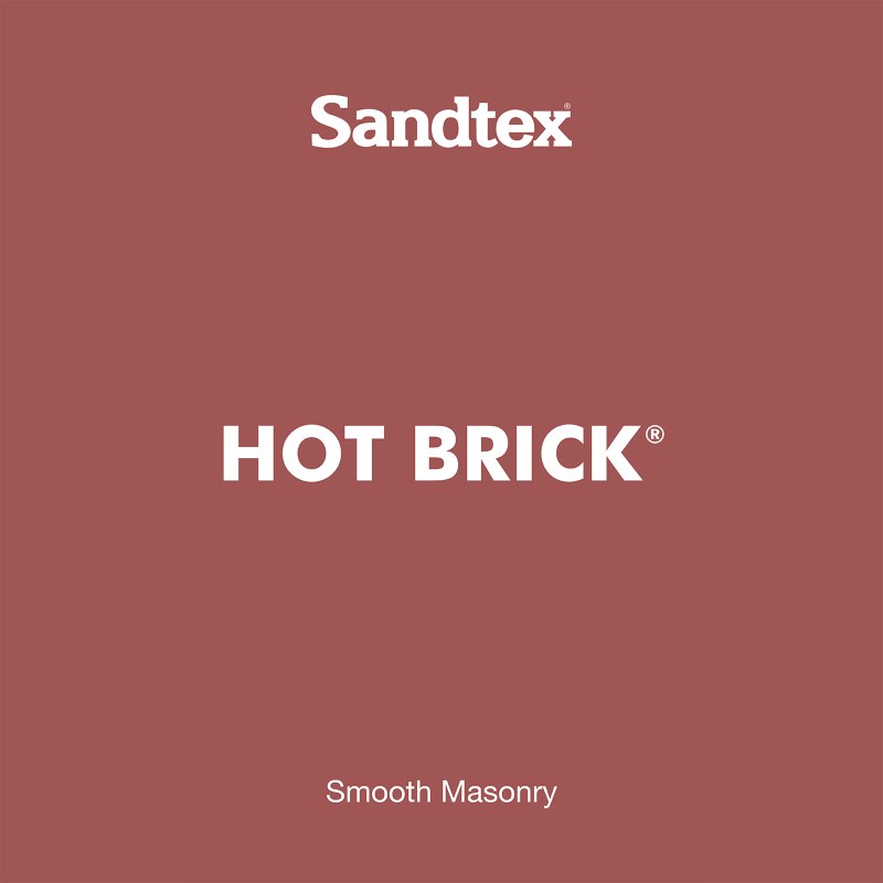 Sandtex Masonry Paint Tester Pot 150ml Hot Brick IntuDIY Wallpaper