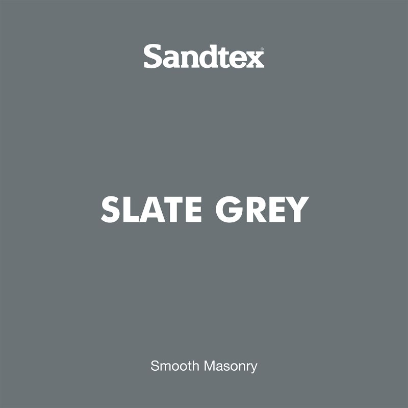 Sandtex Masonry Paint Tester Pot 150ml Slate Grey IntuDIY Wallpaper & Paint