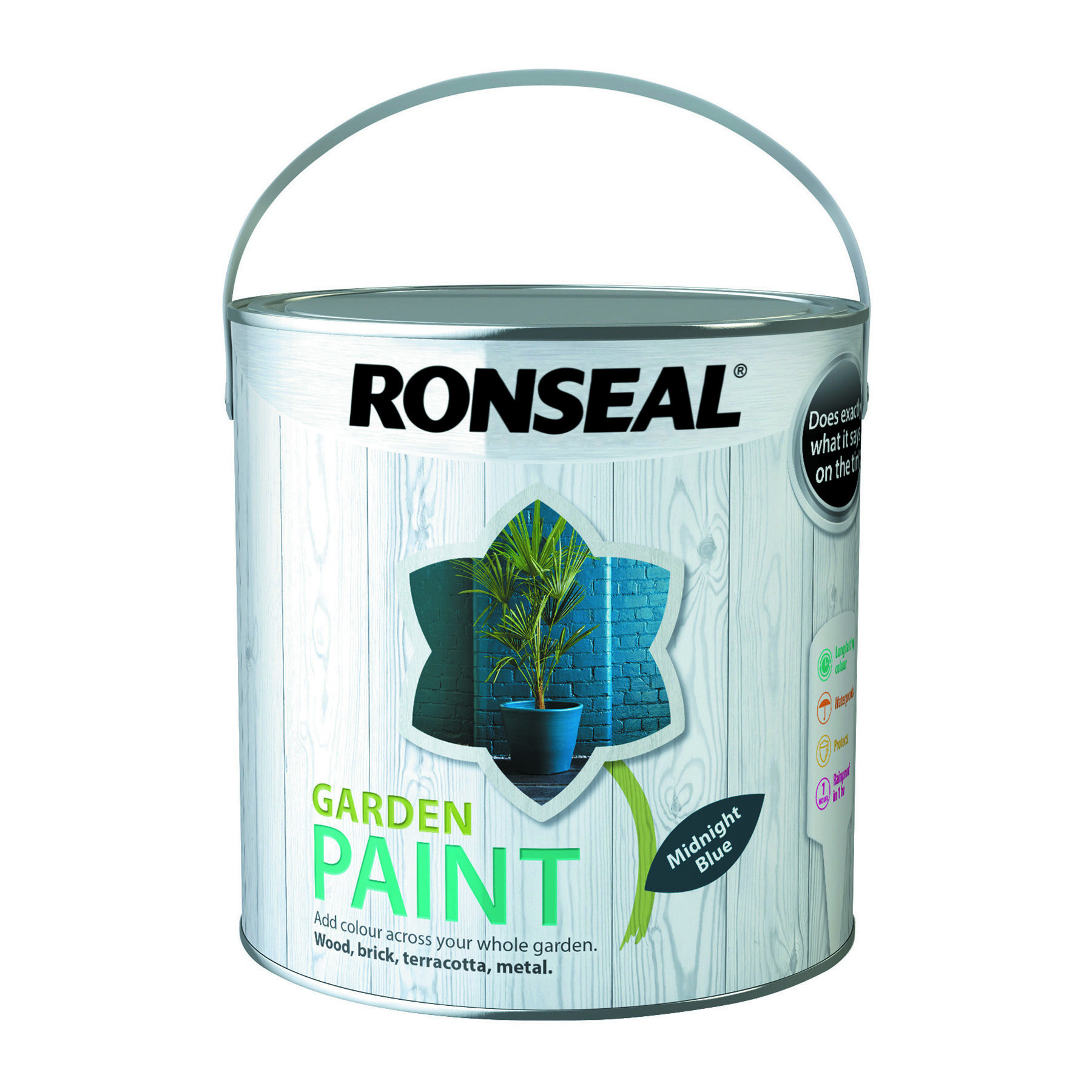 Ronseal General Purpose Garden Paint Pebble 750ml 5010214882656 | UK - View #3