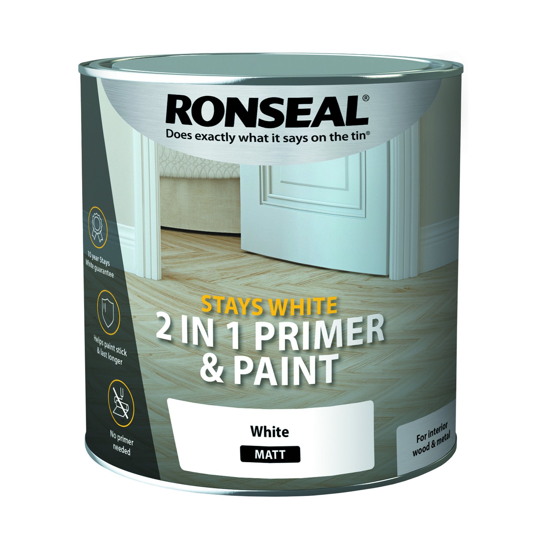 Ronseal Primer E Sottopelo Per Legno &ndash; Super Flessibile &ndash; 750 Ml (MPN 36466)