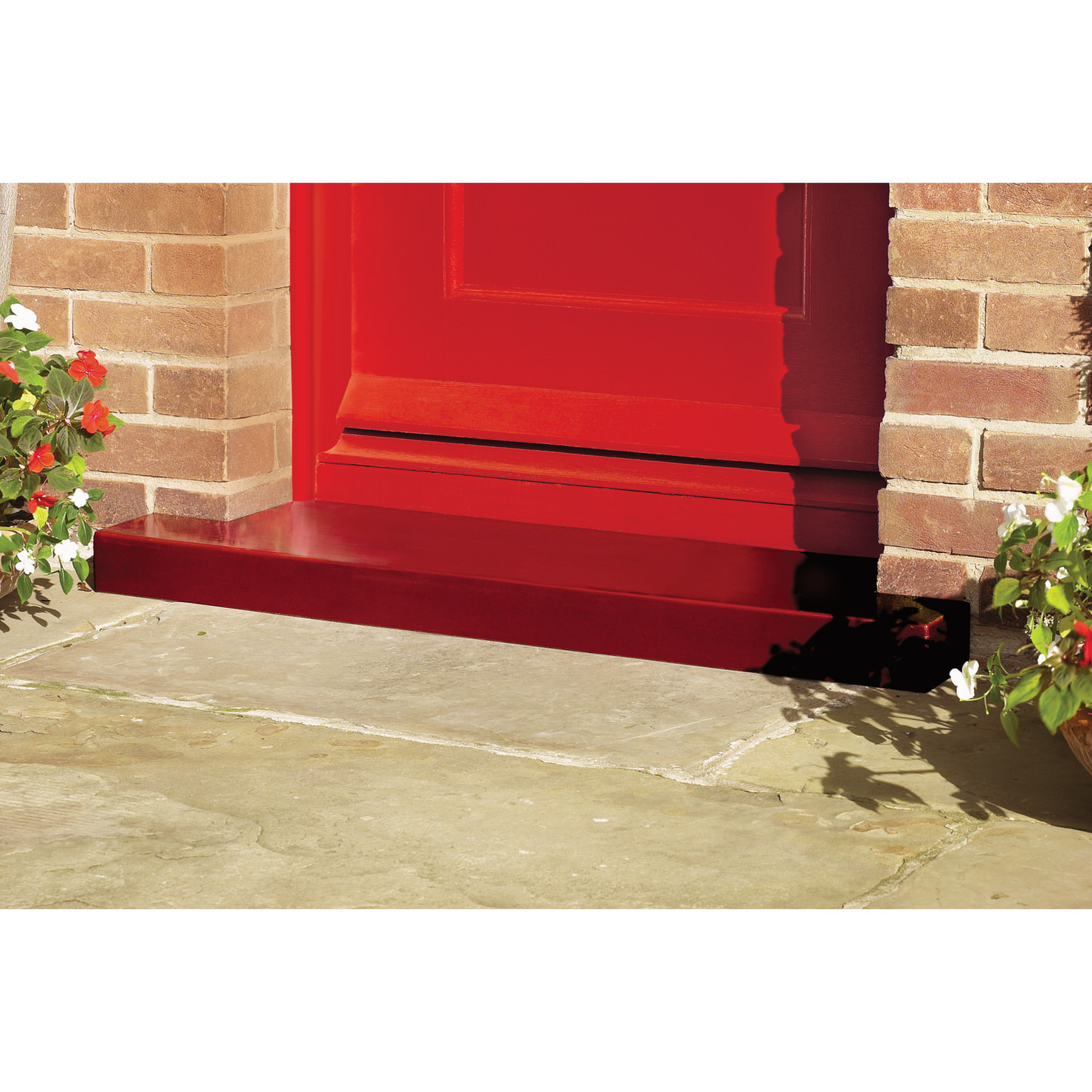 Ronseal Diamond Hard Doorstep Paint Hard Wearing Tile Red 250ml Intu