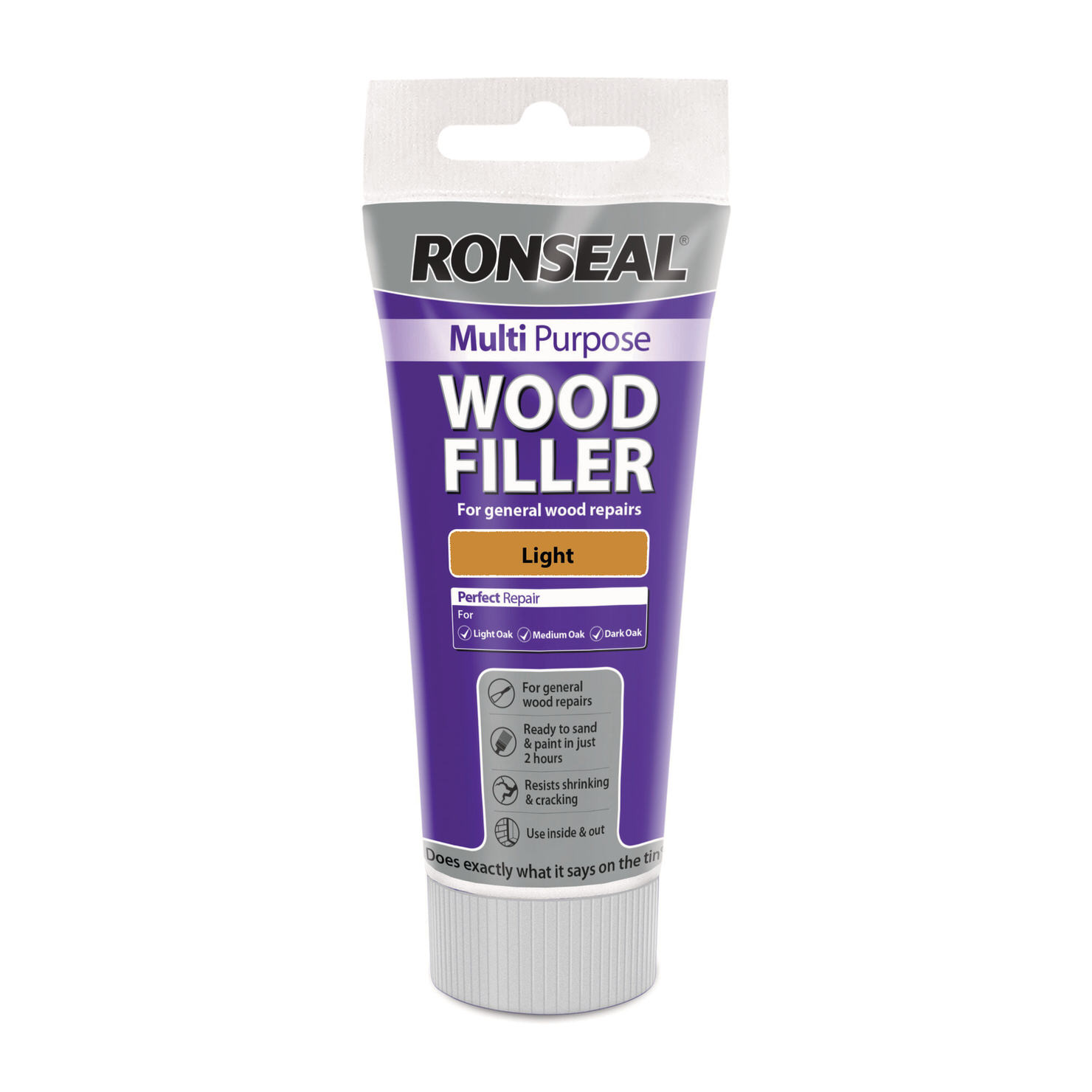 Ronseal 100g MultiPurpose Wood Filler Tub Light IntuDIY Wallpaper