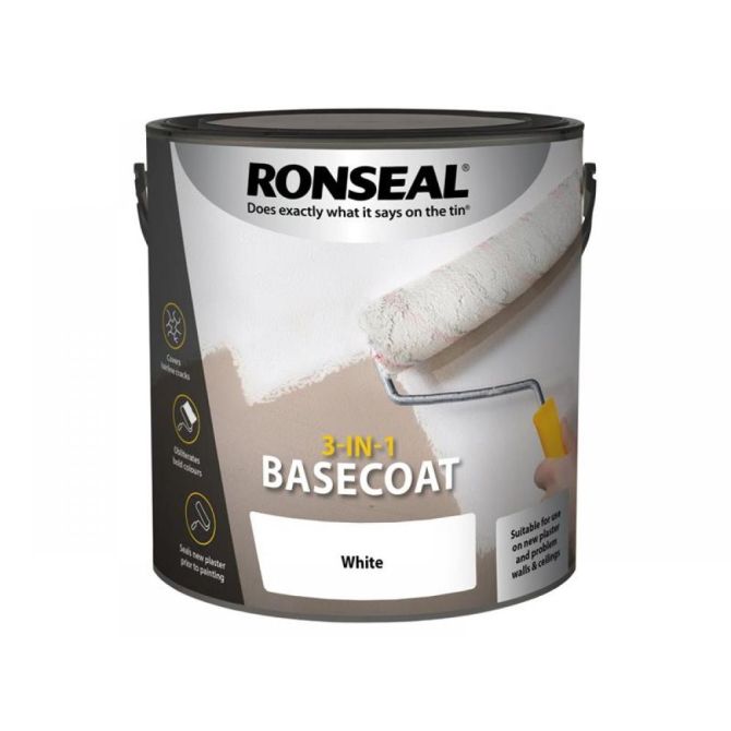 RONSEAL BASECOAT, PRIMER & UNDERCOAT 2.5L IntuDIY Wallpaper & Paint