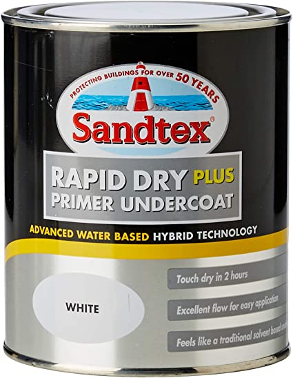 Sandtex Rapid Dry Undercoat 750ml White - Intu-DIY - Wallpaper & Paint