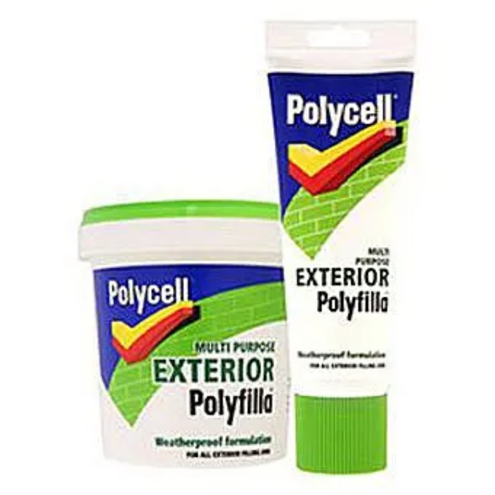 POLYCELL EXTERIOR POLYFILLA READY MIXED TUB 1KG IntuDIY Wallpaper