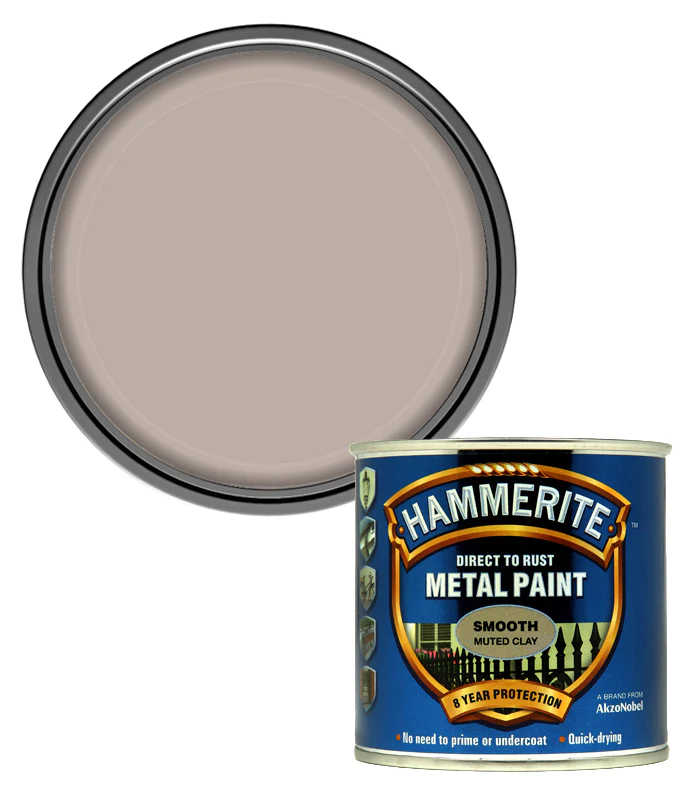 Hammerite Direct to Rust Smooth Metal Paint 250ml - Muted Clay - Intu-DIY -  Wallpaper & Paint